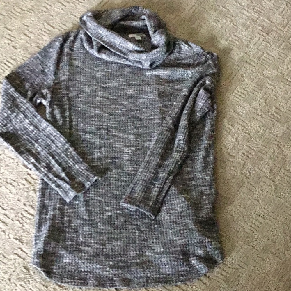 Sonoma black/wht cowl neck Sweater SizeXL